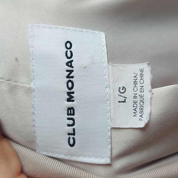 Club Monaco Ladies Trench Coat size Large - Picture 5 of 6